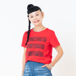 キョウコ　ヒガ 接触冷感 チューリッププリント Ｔシャツ