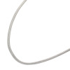 シャビージェンティール シルバー Ｕライン ロングネックレス