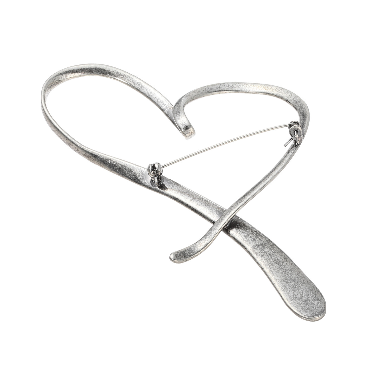 シャビージェンティール ハートモティーフ ブローチ