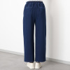 ラフレス コンフォート ワイドパンツ ＜デニム調＞