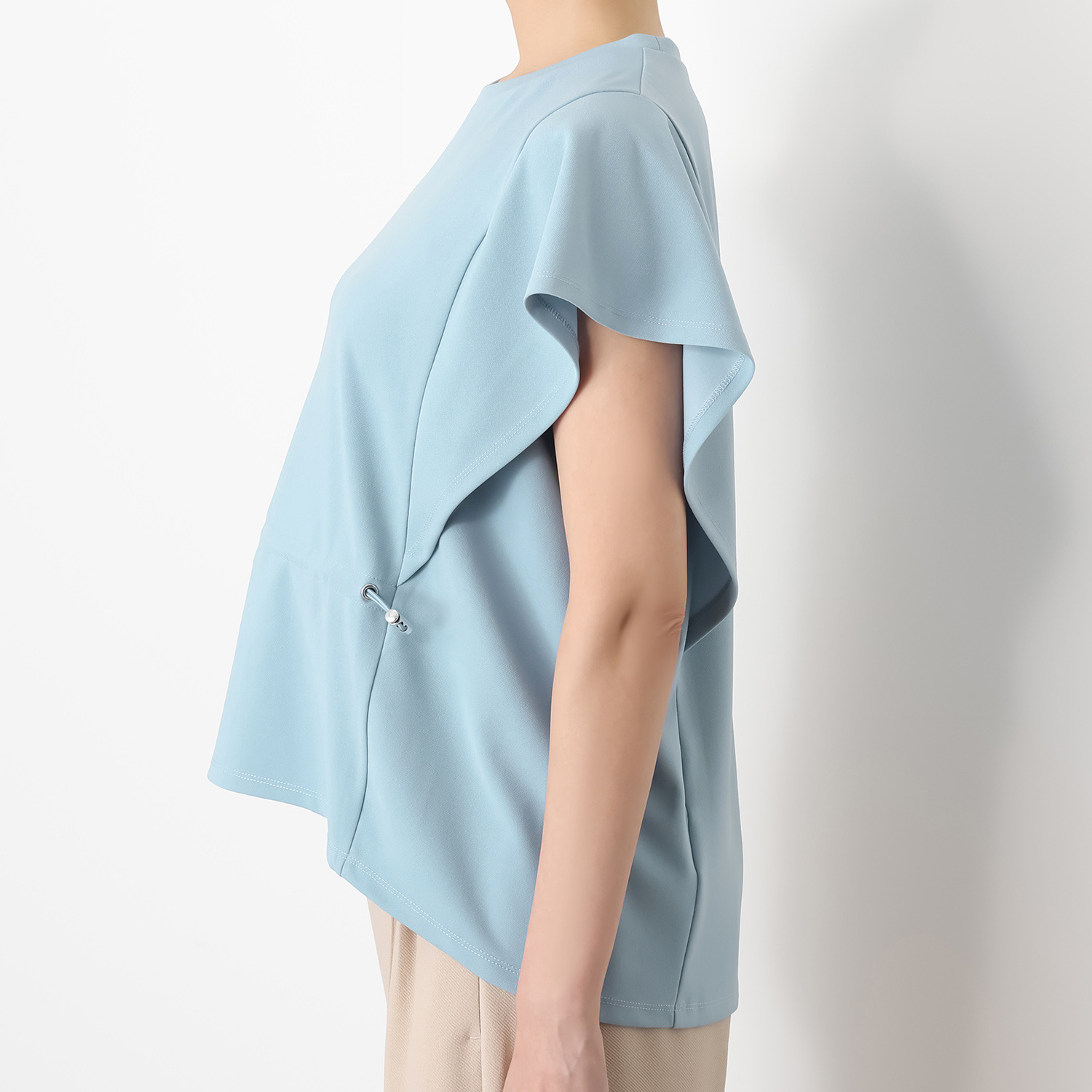 ラフレス フロントドロストトップス