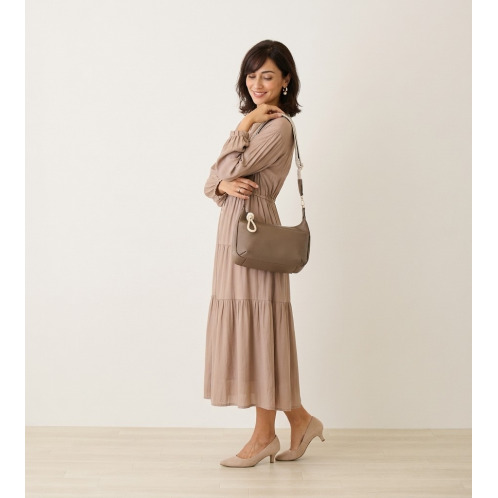 モーダプリンチペ はっ水 牛革シュリンク レガーレデザイン ２ウェイショルダーバッグ