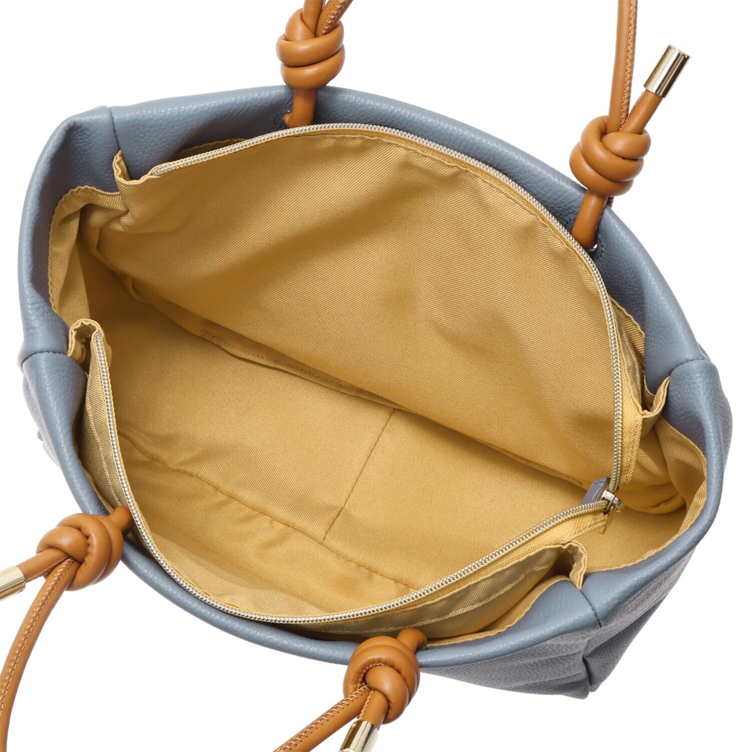 モーダプリンチペ はっ水 牛革シュリンク レガーレデザインハンドル ミディアムプラス トートバッグ