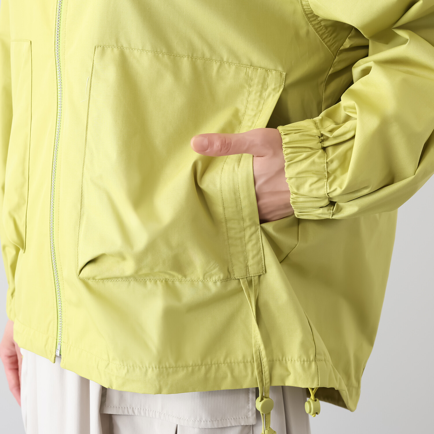 エムズ　スタイル ソフトタイプライター ギャザーリングアクセント 大人ブルゾン