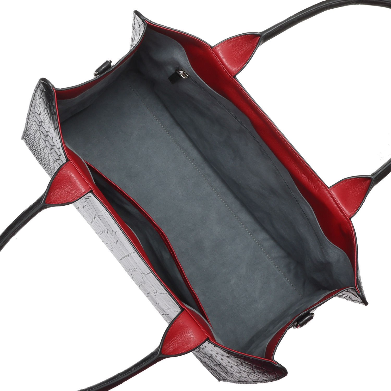 アルムコ マットクロコダイル ２ウェイ ビッグトートバッグ