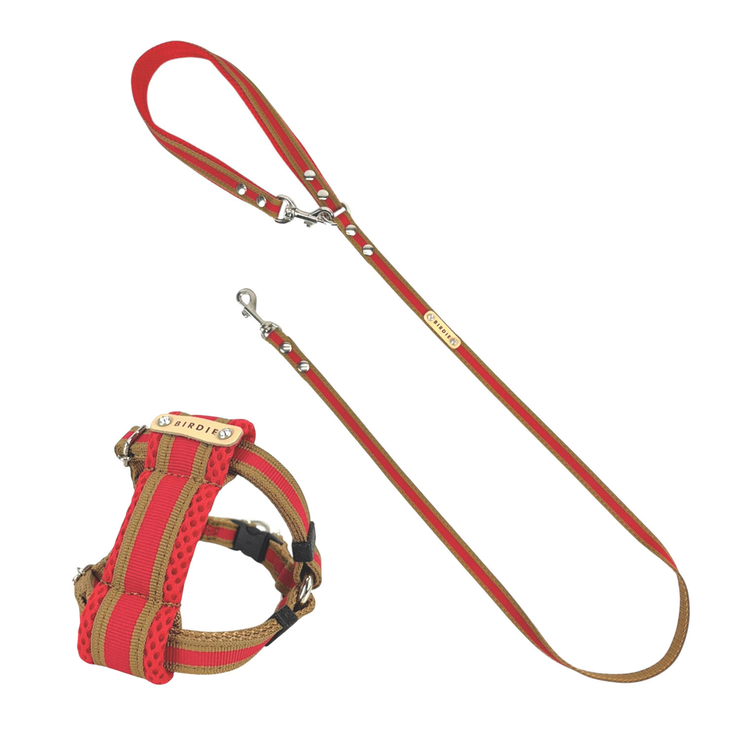 ＢＩＲＤＩＥ ラッセルクッション ハーネス＆リード ＜ＳＳ／Ｓ＞