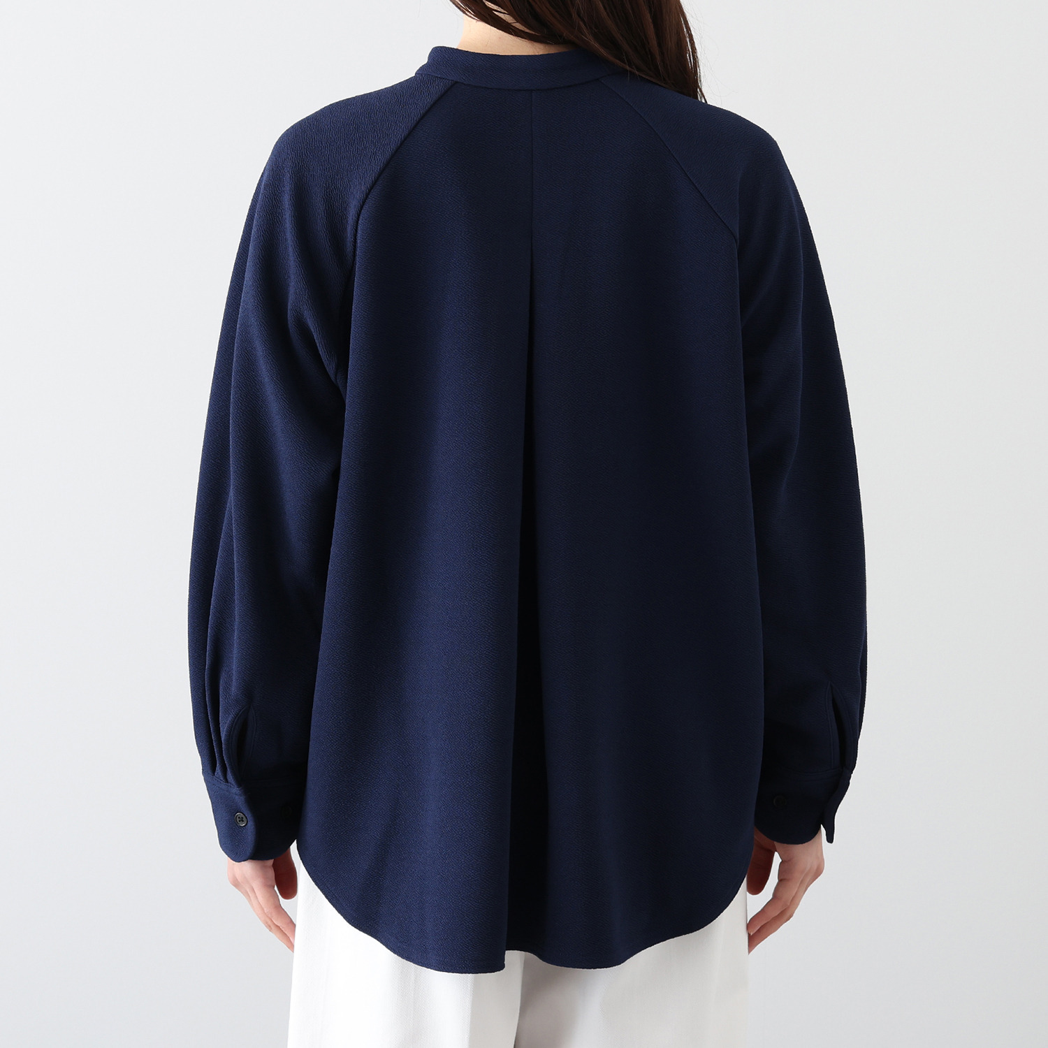 イロプライム バンドカラー ジャージー素材 プルオーバー