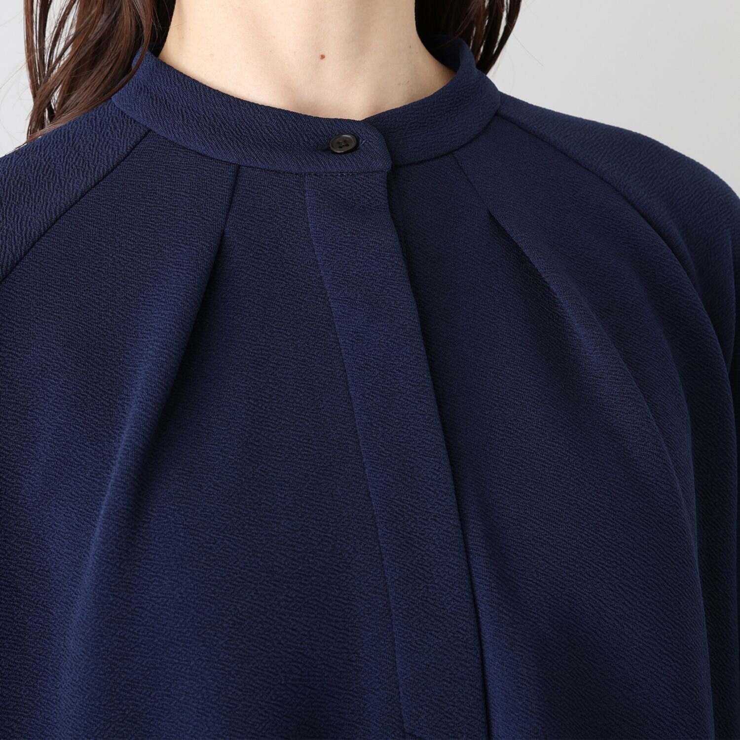 イロプライム バンドカラー ジャージー素材 プルオーバー