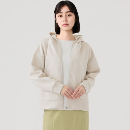 エピデミーク ダンボールニット ジップバーカー