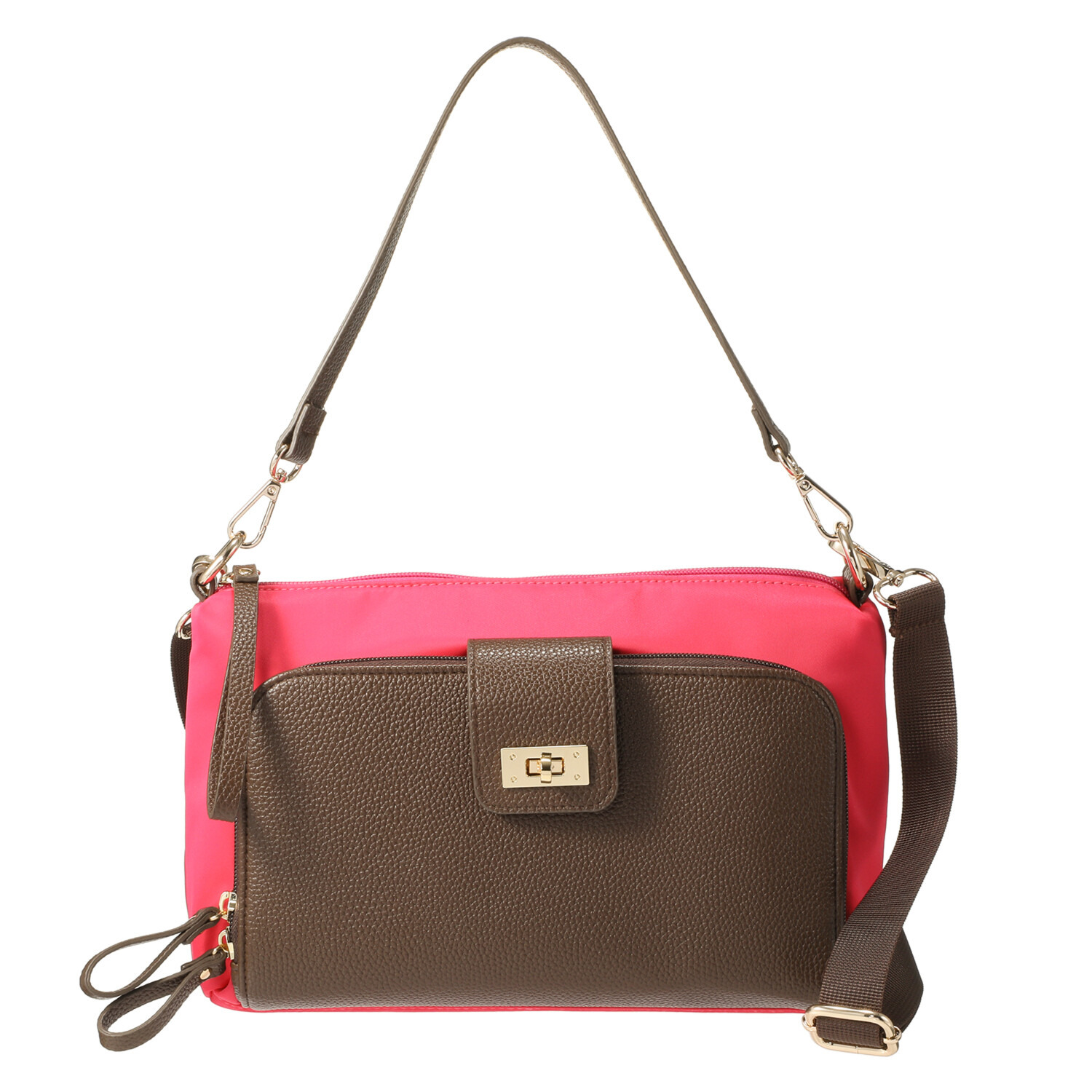 メイドバイスターズ 多機能はっ水 お財布コンビバッグ ＜専用ストラップ２本付＞