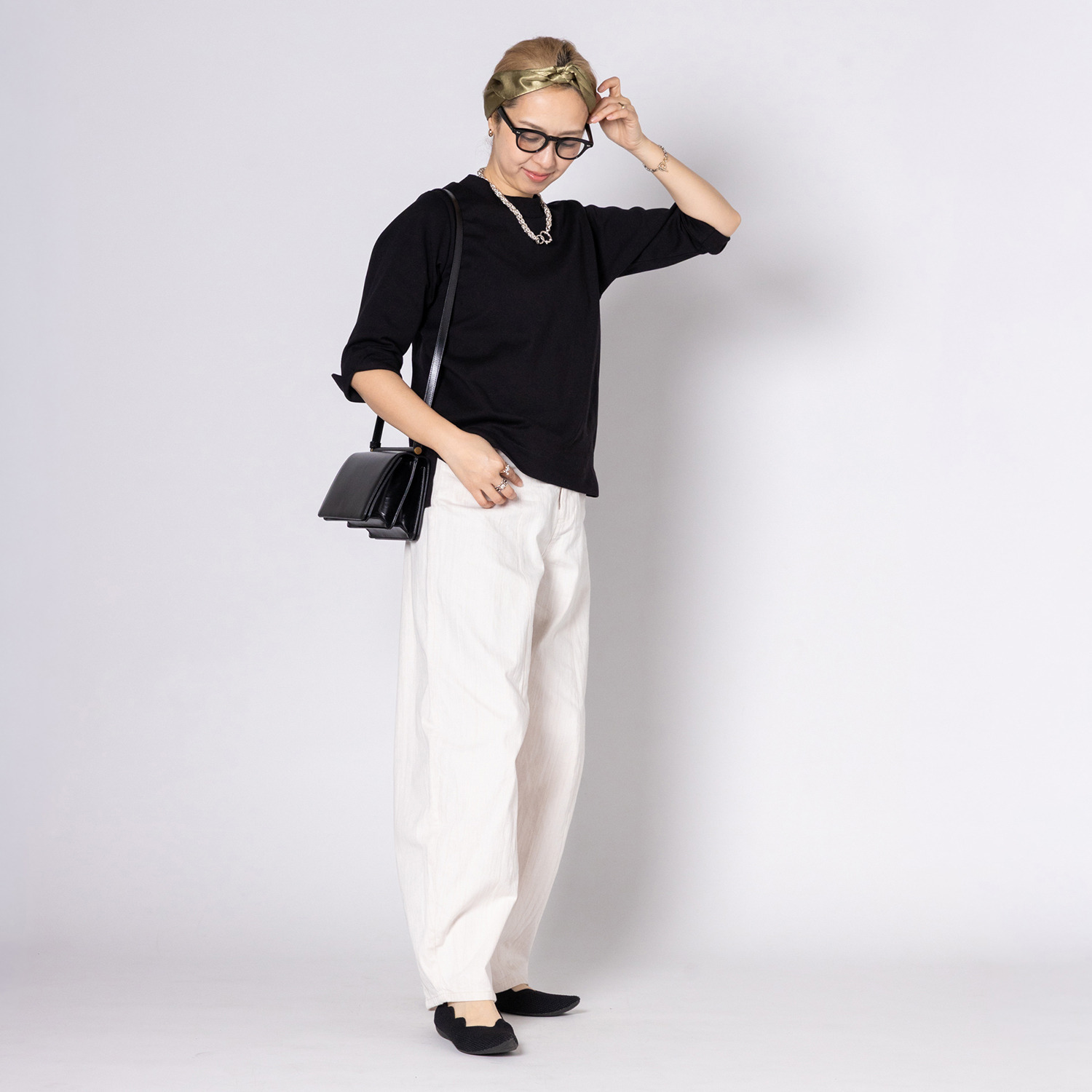 リミナル スカーフ付 プルオーバー