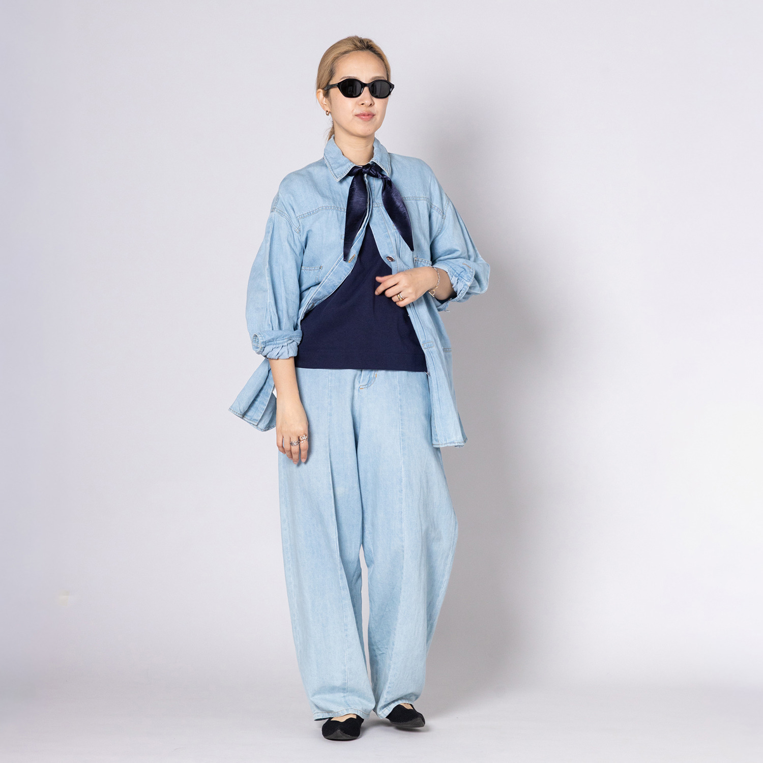 リミナル スカーフ付 プルオーバー