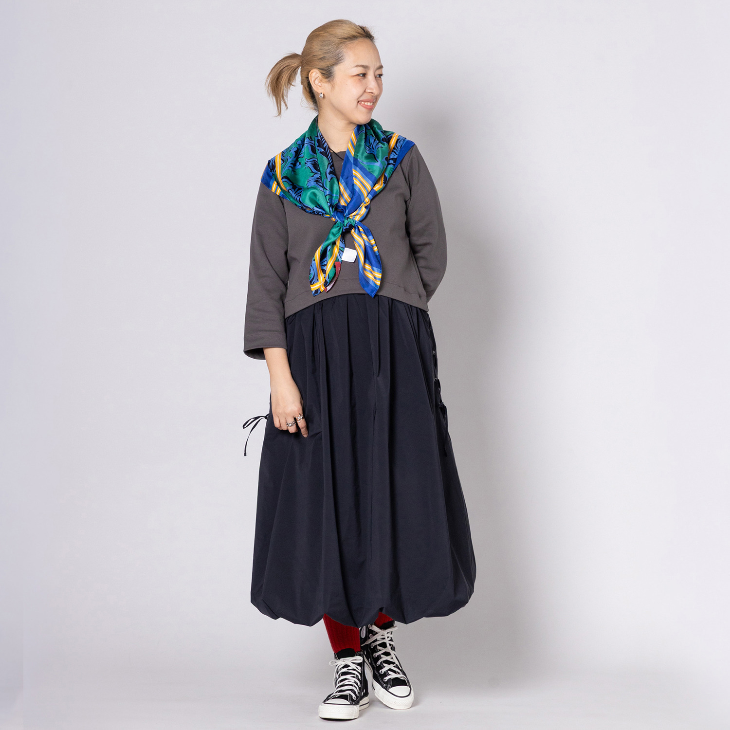 リミナル バルーンフォルム ワンピース