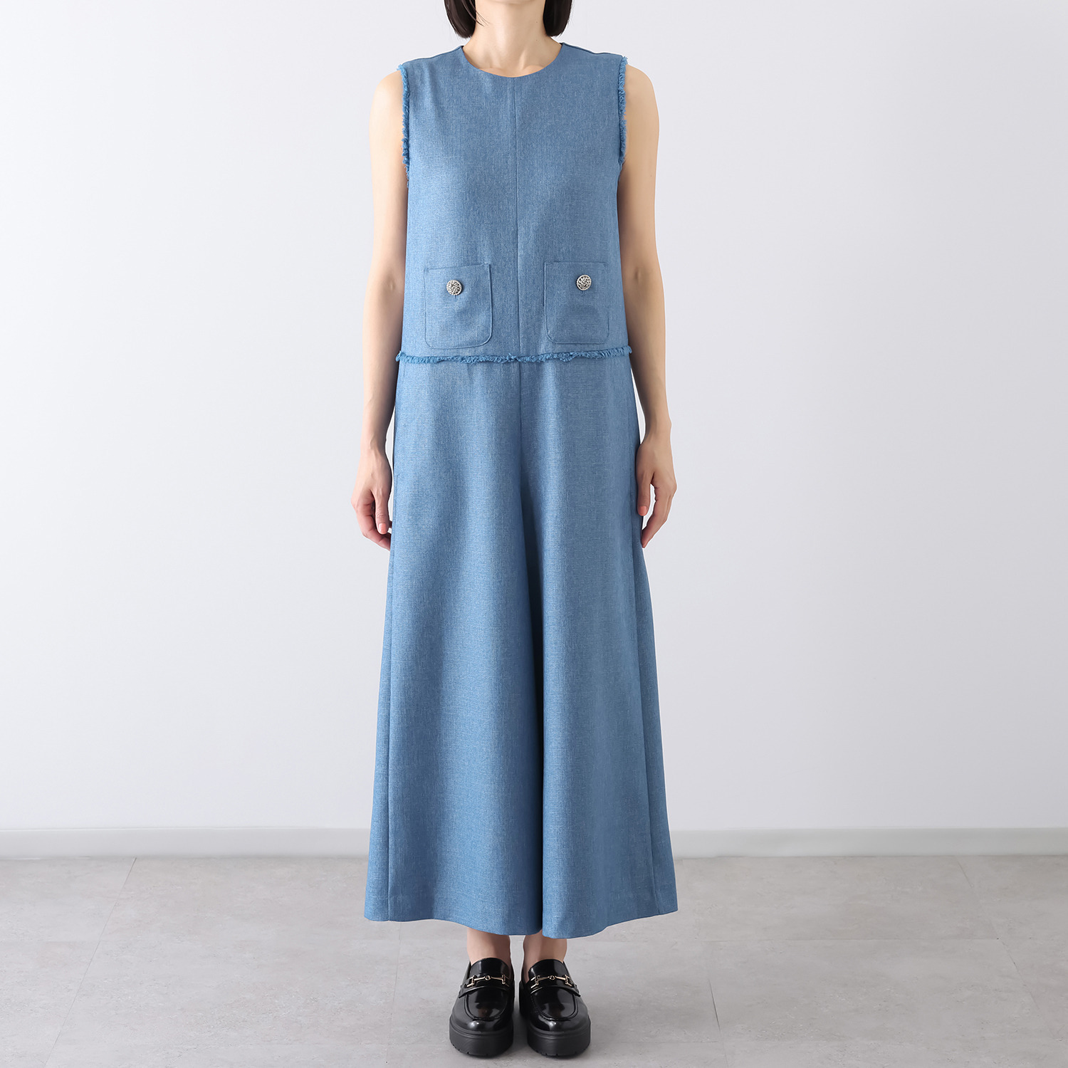 プリモヴァローレ ツイード オールインワン