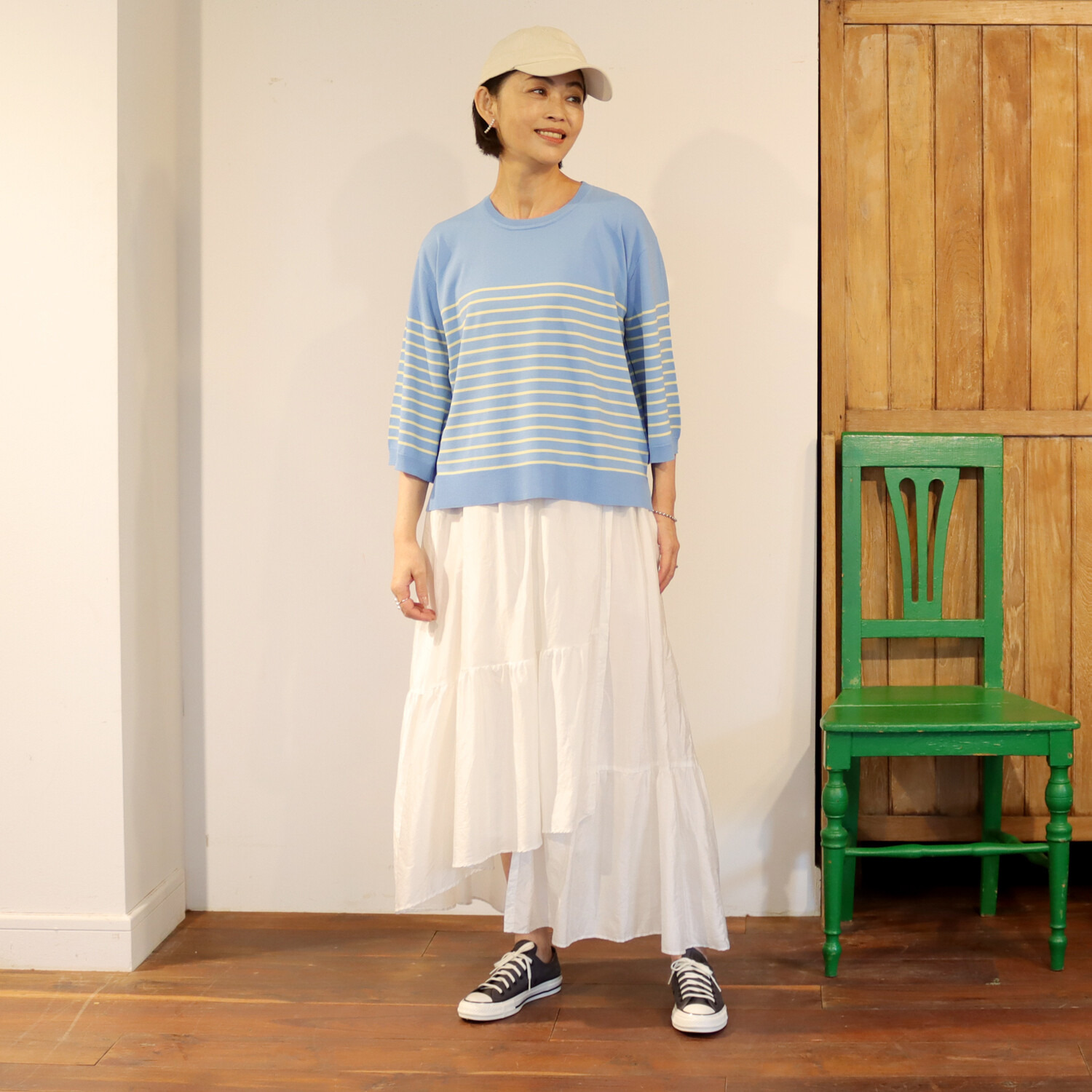 リラリー ボーダー ニットプルオーバー