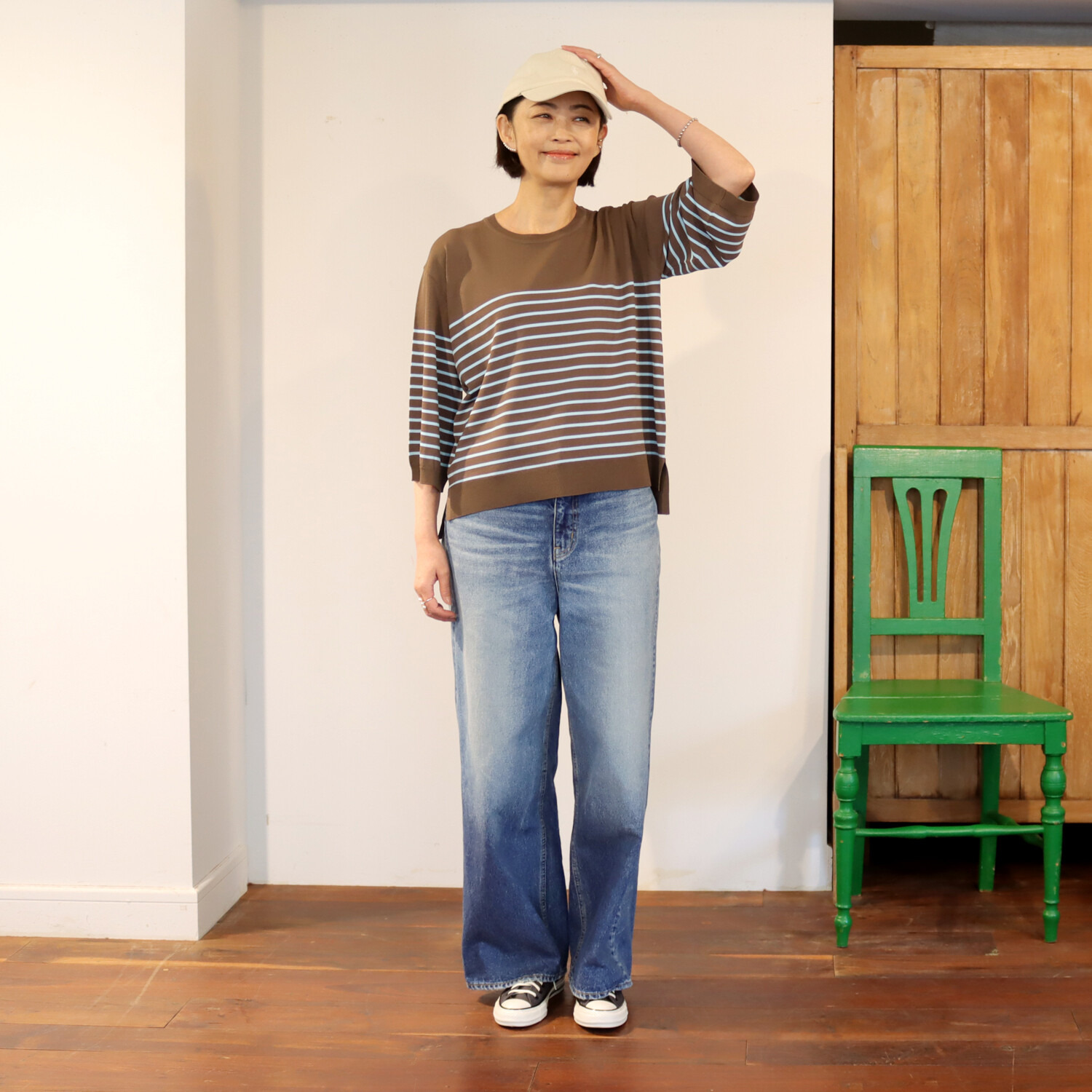 リラリー ボーダー ニットプルオーバー