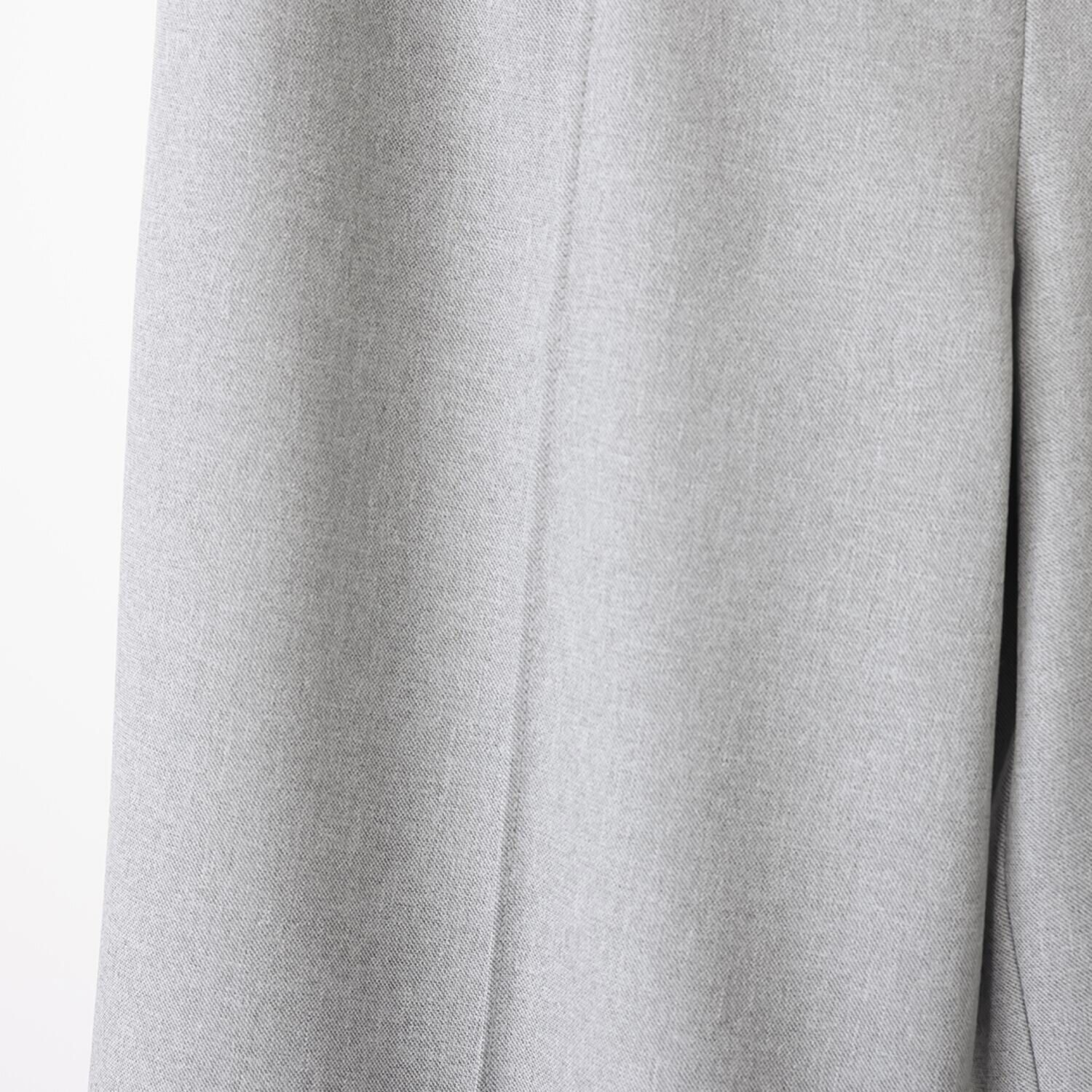 Ｓ３５７プラス 小柄さんのための 美脚見え センターピンタック ワイドパンツ