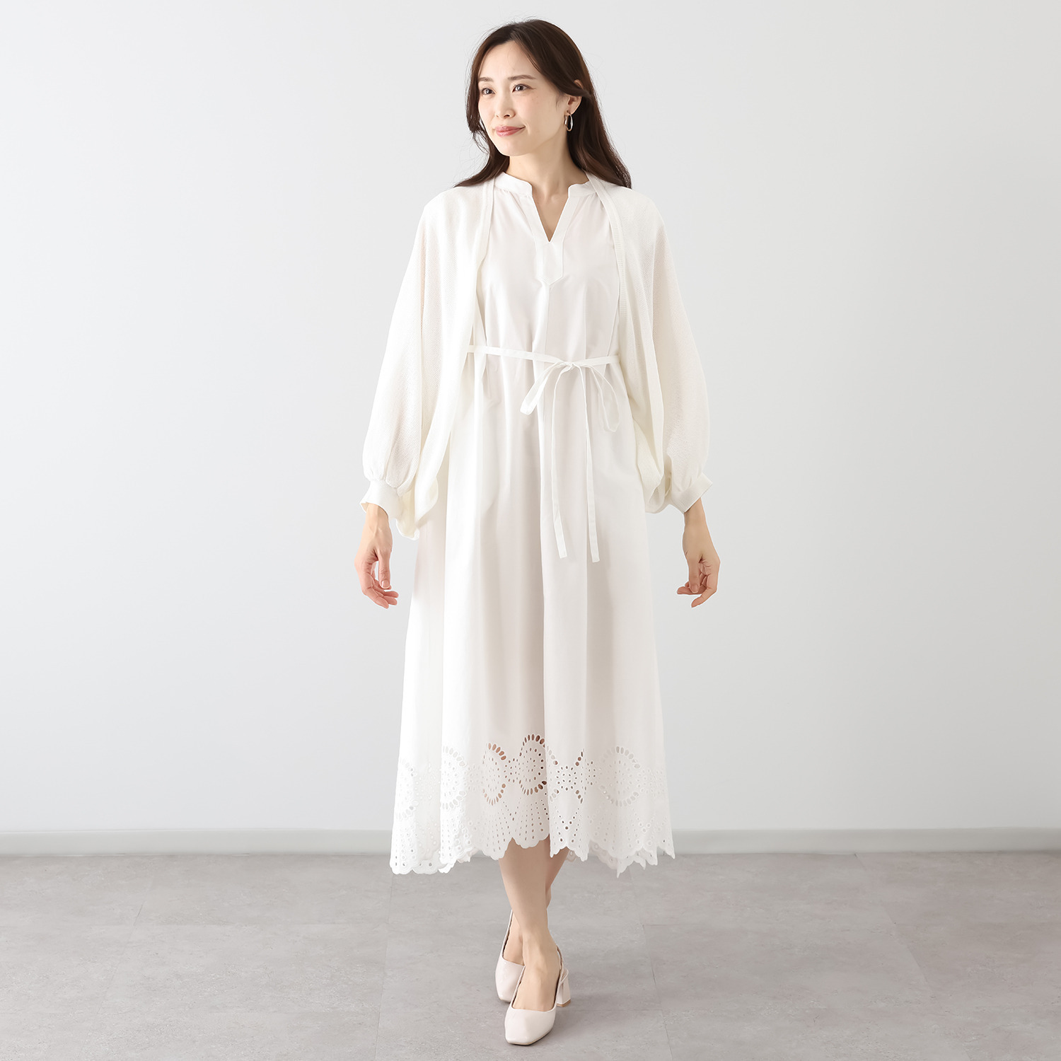 ヘ・エラ お楽しみ袋 セットでうれしい！ カットワークワンピース＆ カラーはお任せ ボレロ