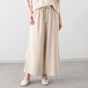 イシカワラボ★ヒトミ ストレッチツイル ドロストアクセント セミワイドパンツ