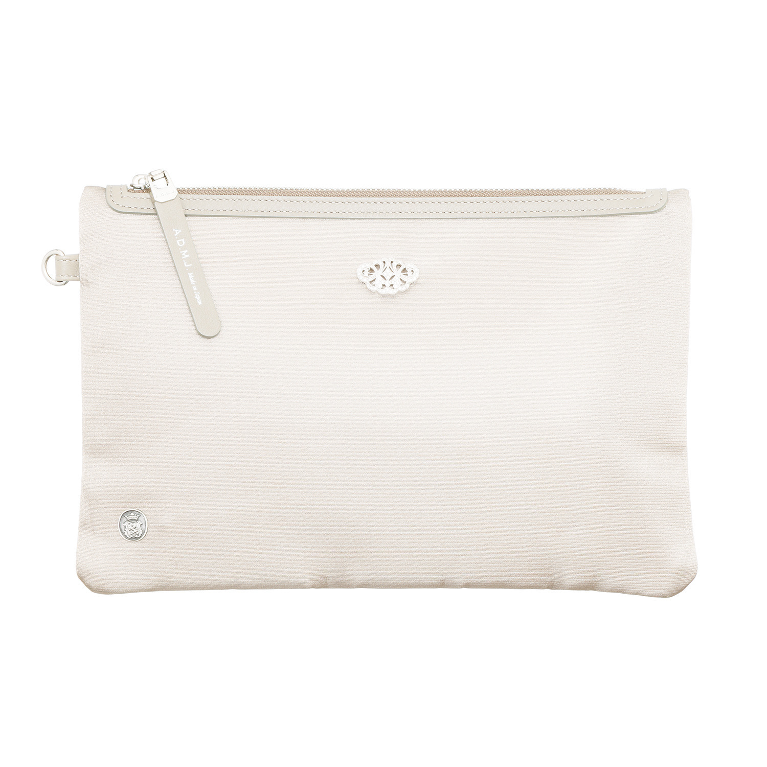 エーディーエムジェイ はっ水 ナイロンリュクス アールデコモティーフ クラッチポーチ