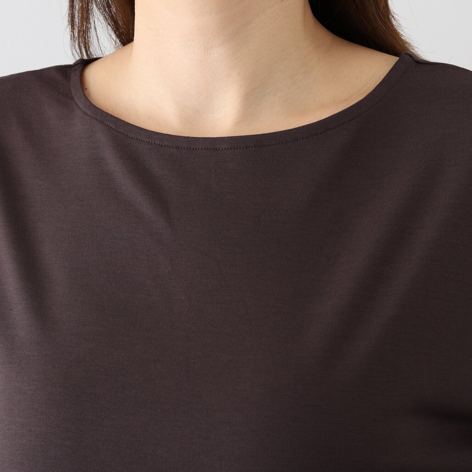 シルバーミントシュガー レース＆フィブリルツイル ブラウス風ベストと ドルマンスリーブ デザインプルオーバー アンサンブル