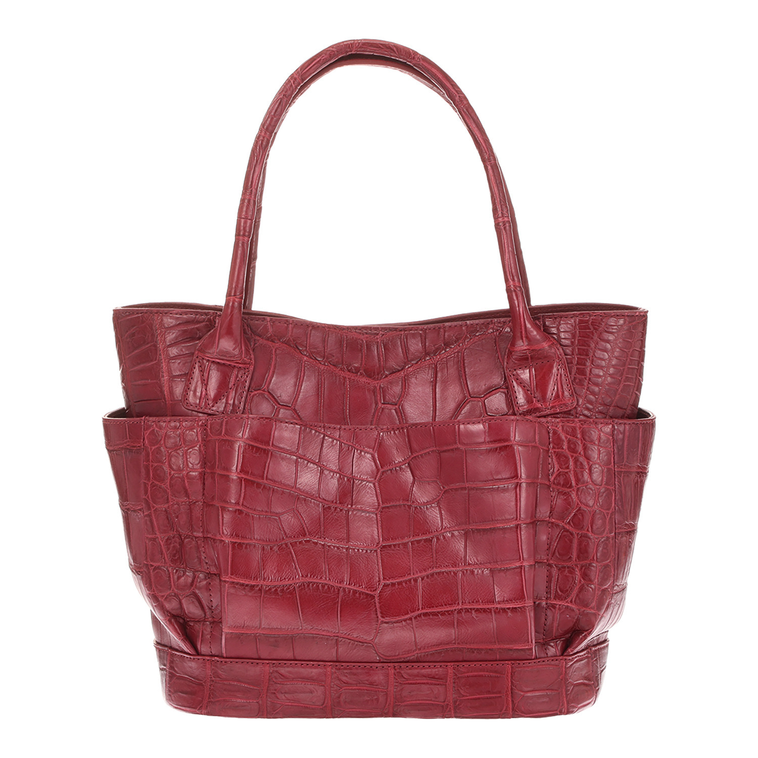 アルムコ マットクロコダイル トートバッグ＆ イタリアンレザー ポシェット