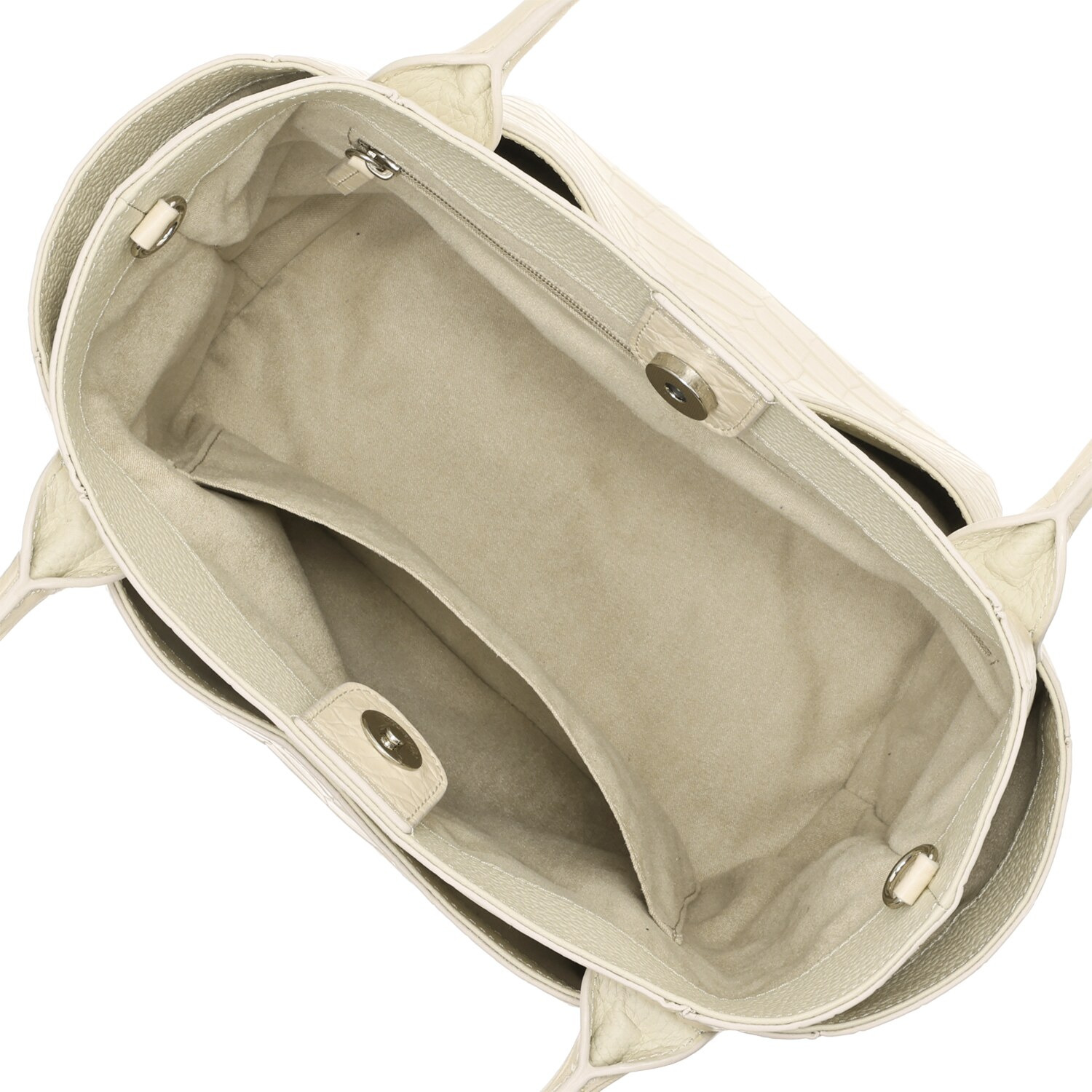 アルムコ マットクロコダイル トートバッグ＆ イタリアンレザー ポシェット