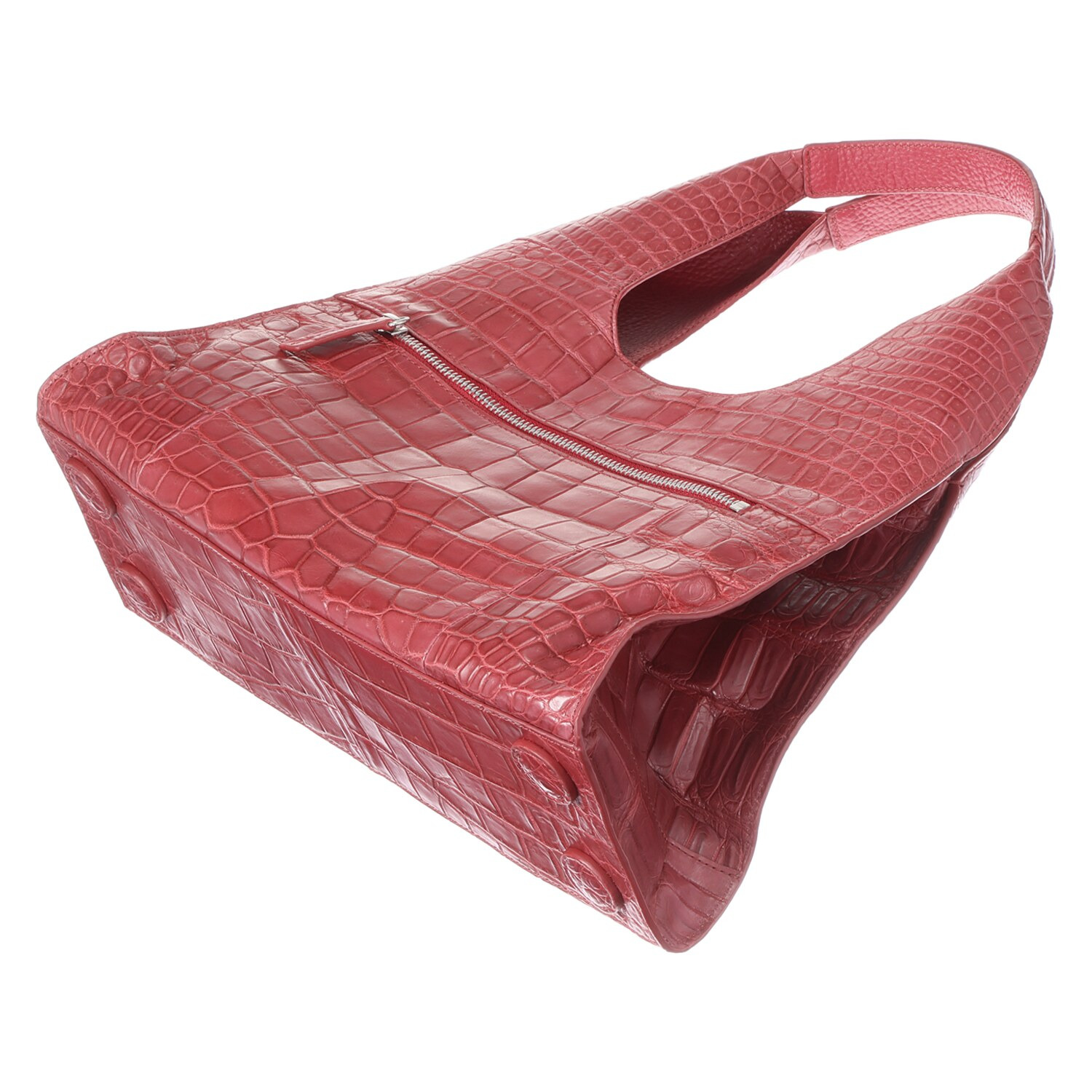 アルムコ ソフトマットクロコダイル ２ウェイバッグ