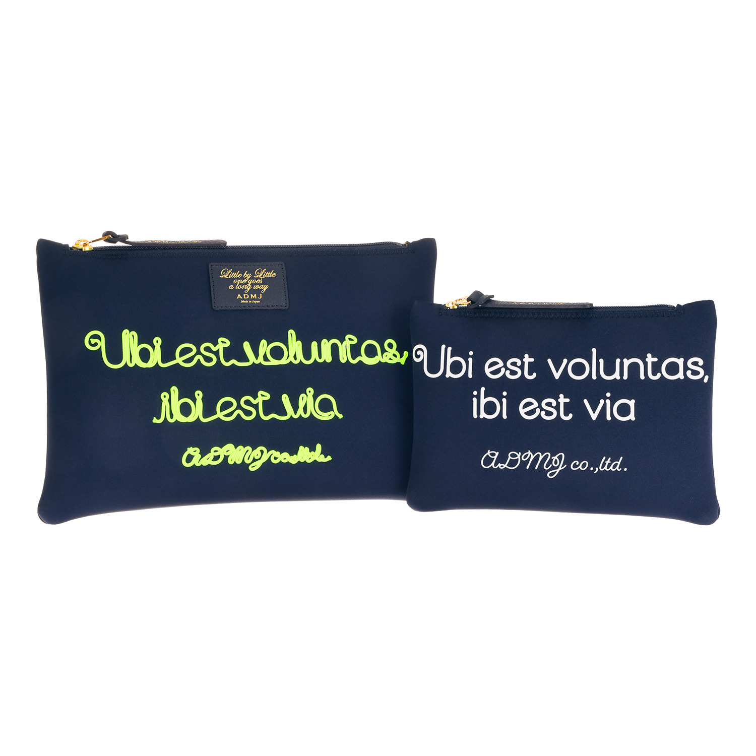 エーディーエムジェイ 魔法のように軽い マジックライト（Ｒ） ポーチ大小２点セット