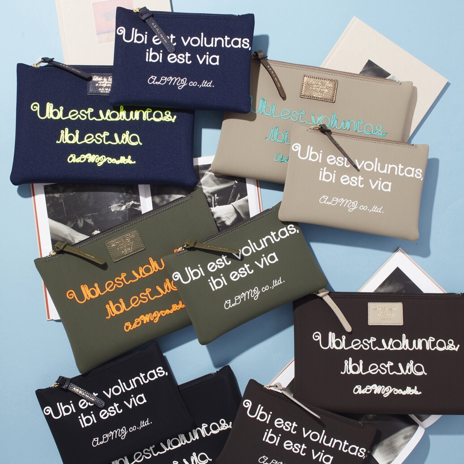 エーディーエムジェイ 魔法のように軽い マジックライト（Ｒ） ポーチ大小２点セット