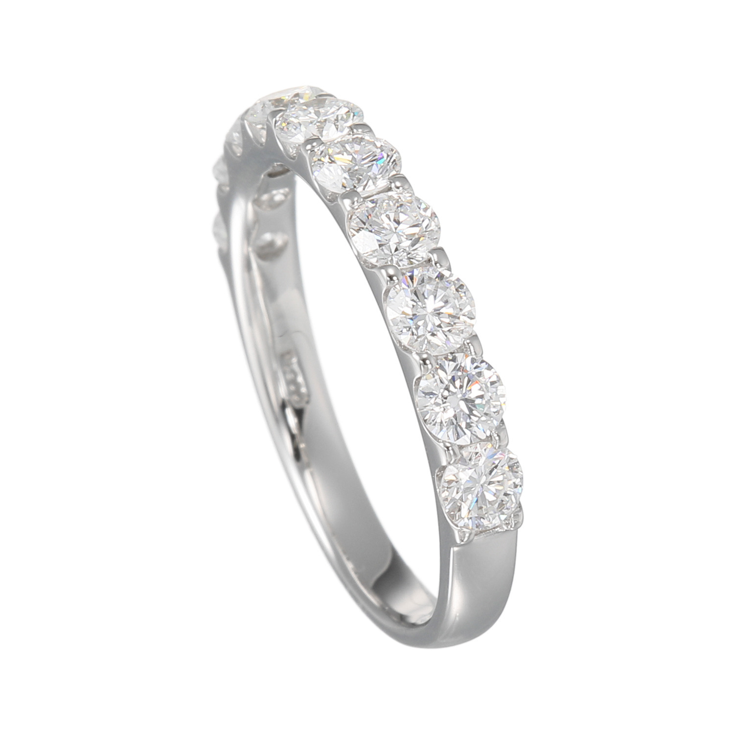 ネクストダイヤモンド ニューヨーク プラチナ９００ ラボクリエイティッド ダイヤモンド ハーフエタニティリング