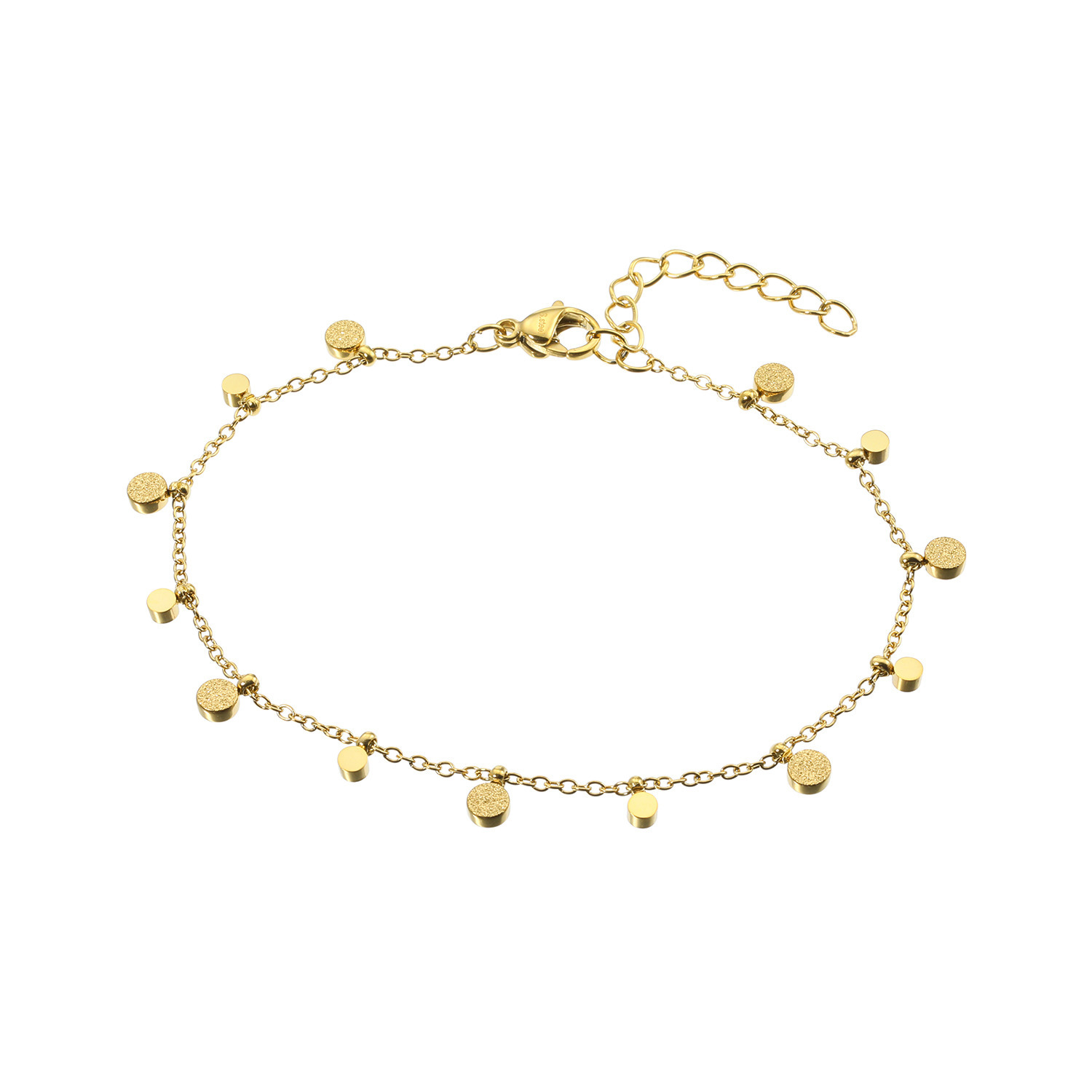 キラレ ステンレス ラウンドチャーム トゥインクルシャワー ブレスレット