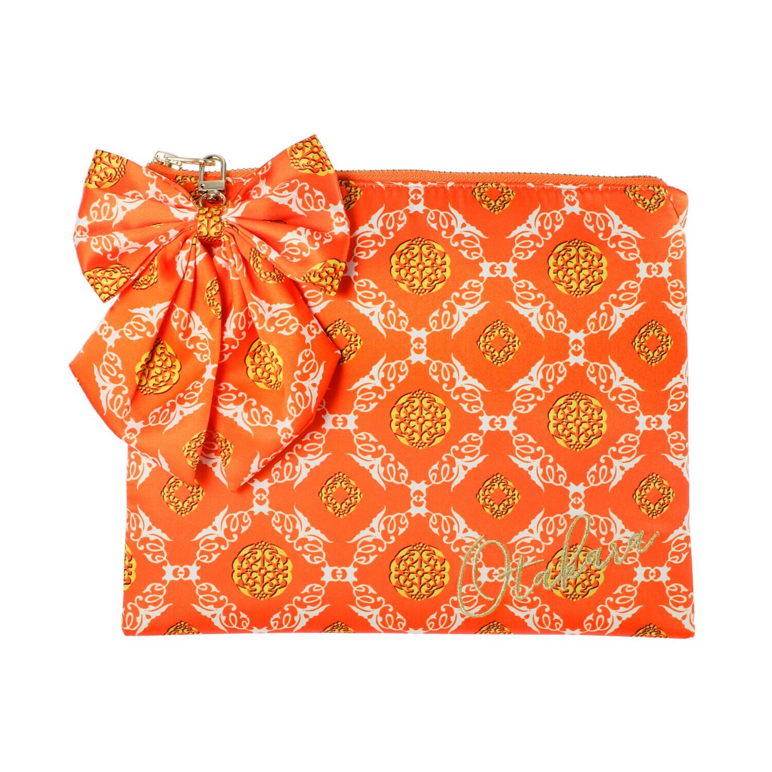 祝！　１０周年記念 お宝ポーチ ＜金財満開＞の象徴 “王蝶花” 〜大金財・大強運・勝守〜