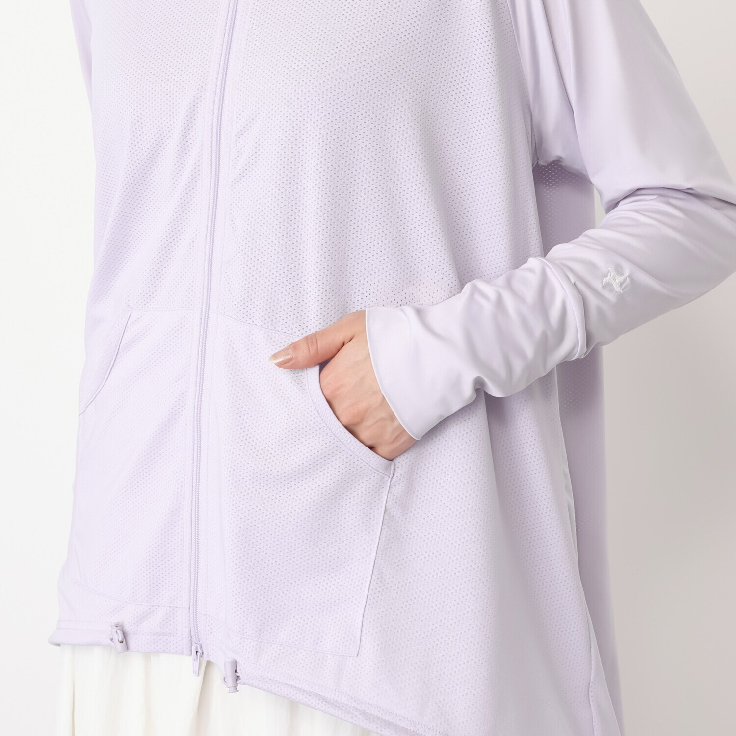 ２０２６年新作見参！ ＵＶカット加工 肌の露出を抑え 冷感生地にもこだわった 忍者パーカーリュクス 極クール