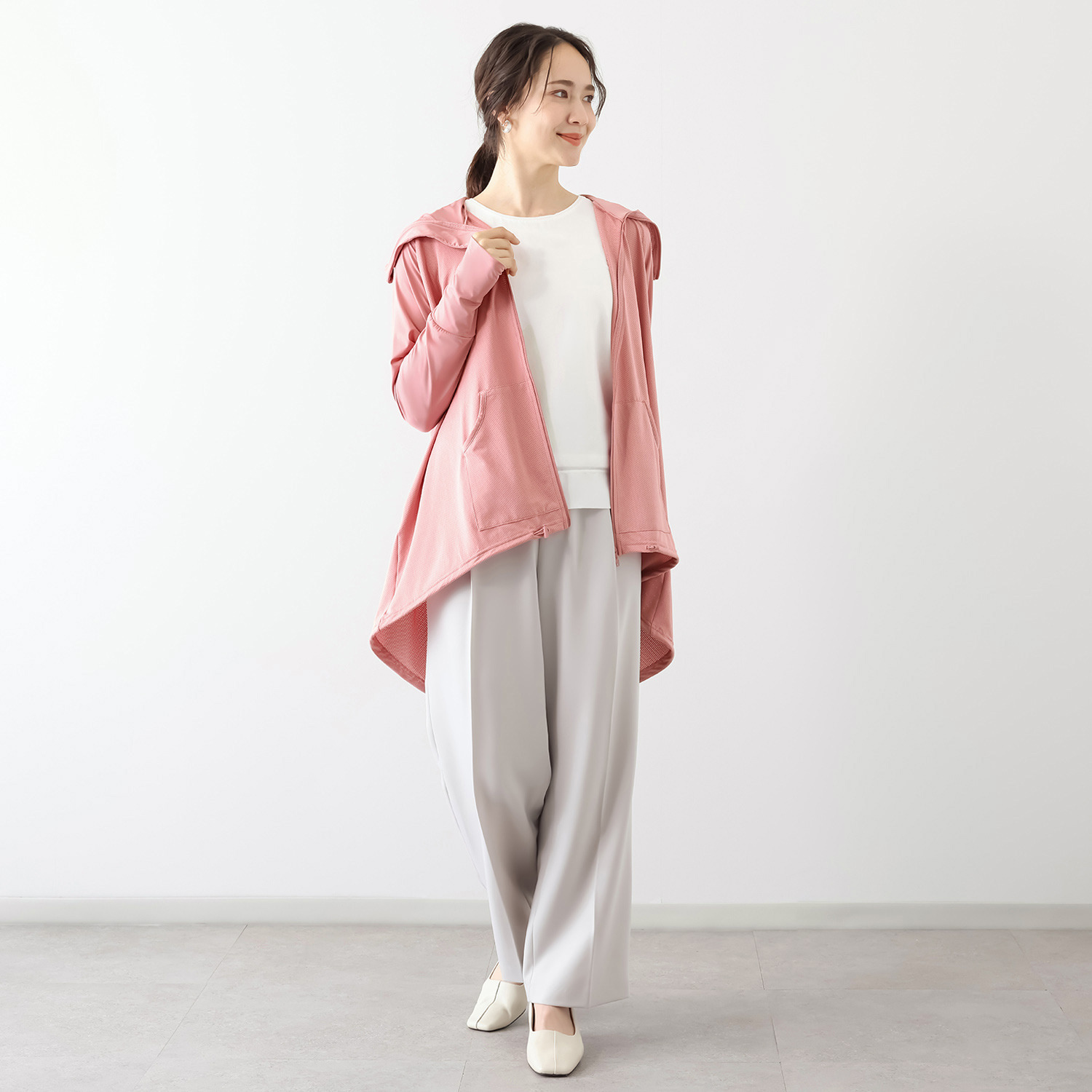 ２０２６年新作見参！ ＵＶカット加工 肌の露出を抑え 冷感生地にもこだわった 忍者パーカーリュクス 極クール