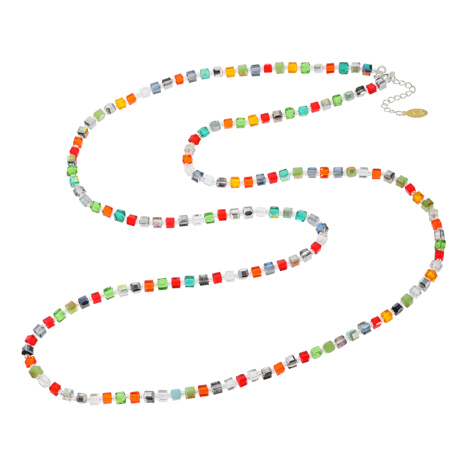 ジアンフィロンドン キューブデザイン スーパーロングネックレス