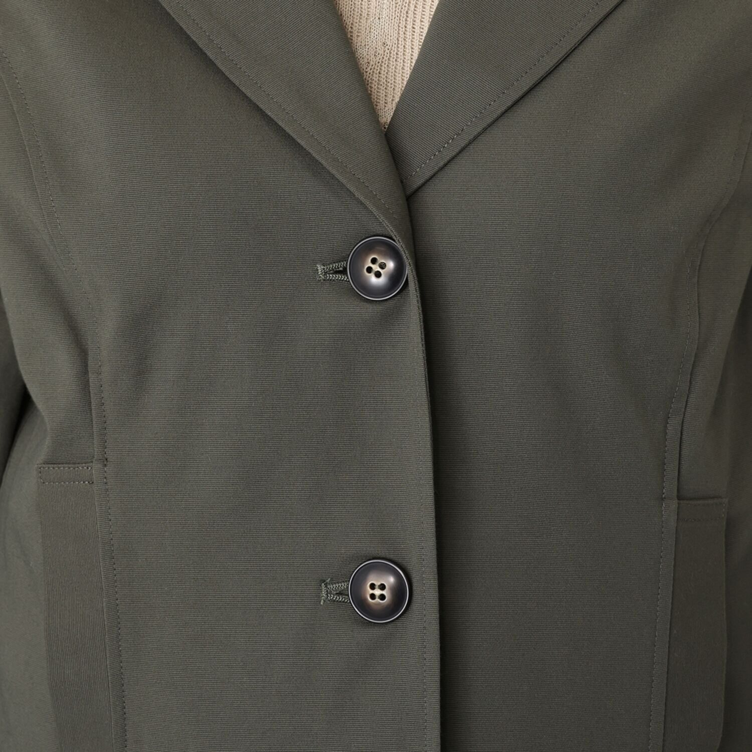 ヨシヨシ バイ　ピージェイ 異素材切替 テーラードカラー デザインジャケット