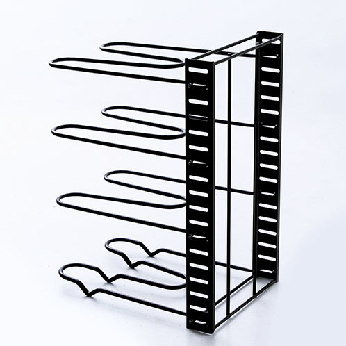 高さ調節できる シンク下収納ラック＆ ３ＷＡＹ フライパンスタンドセット