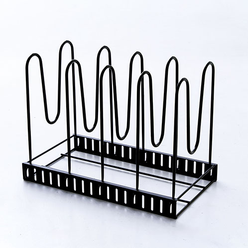 高さ調節できる シンク下収納ラック＆ ３ＷＡＹ フライパンスタンドセット