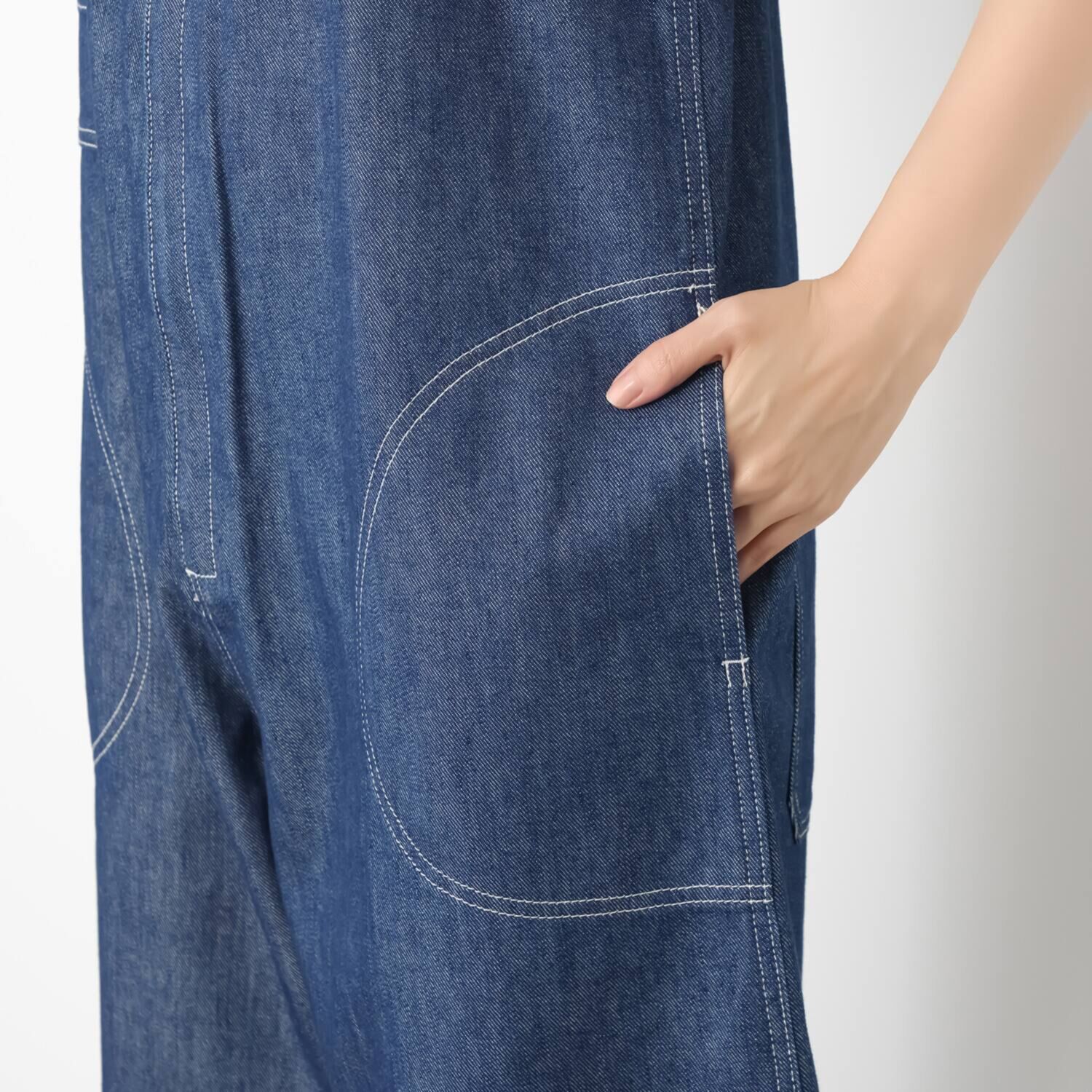 紺屋イチガントウキョウ ライトオンスデニム サロペットパンツ