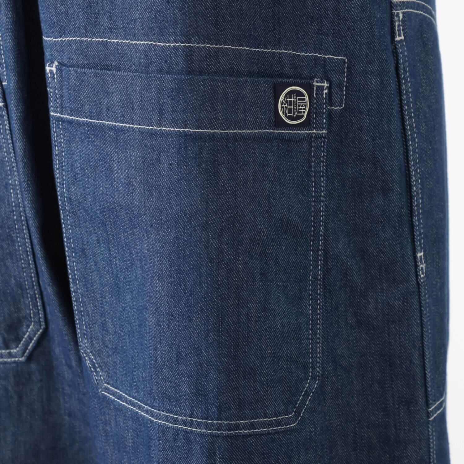 紺屋イチガントウキョウ ライトオンスデニム サロペットパンツ