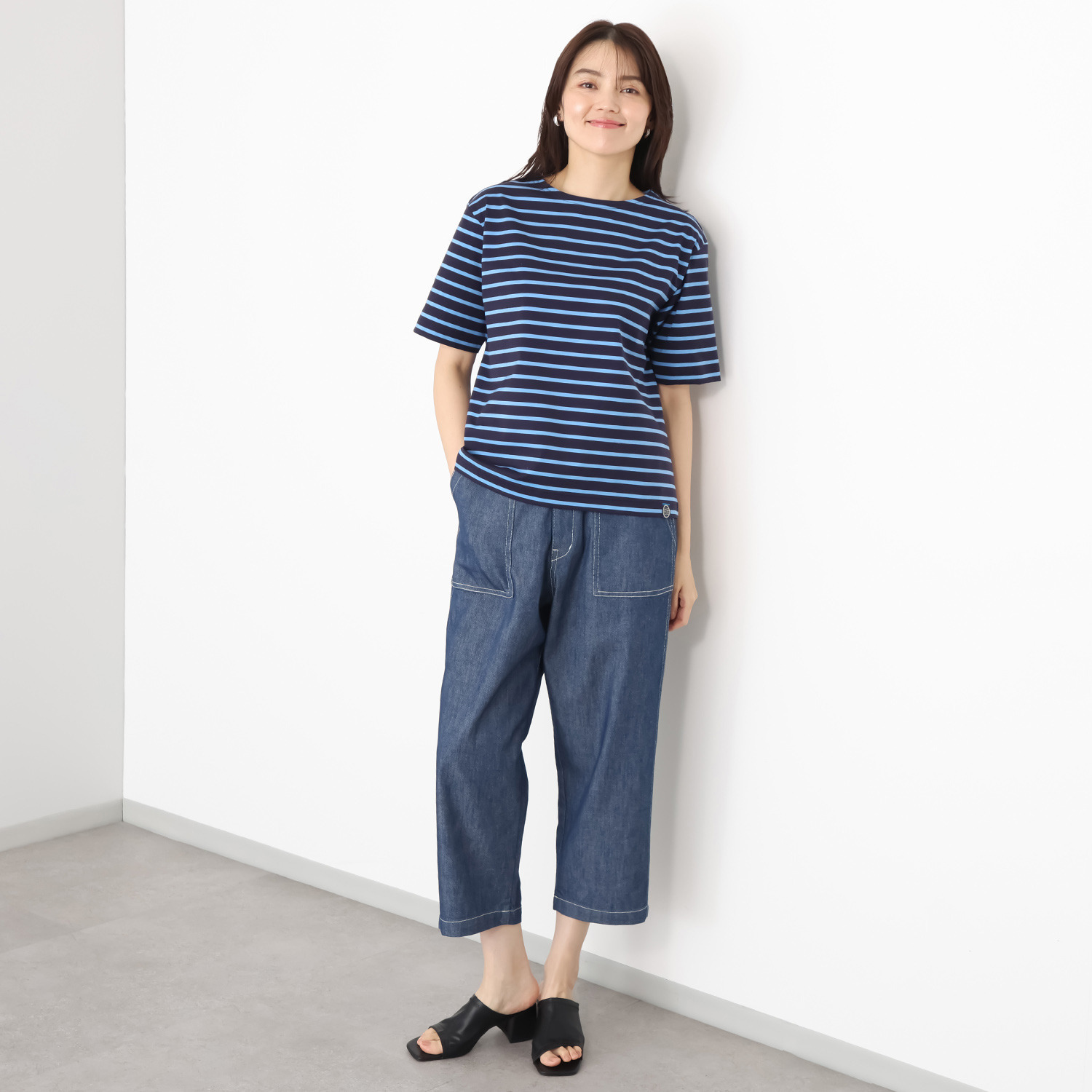 紺屋イチガントウキョウ ウルティマオーディナリー ボーダープルオーバー