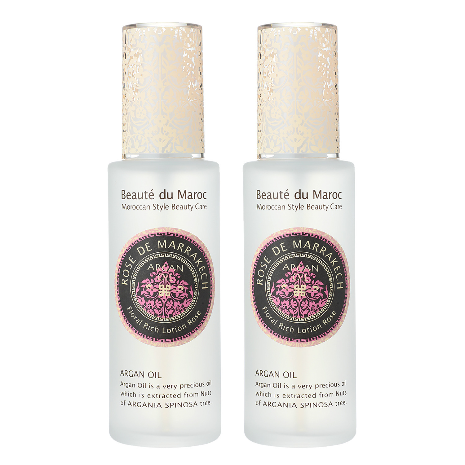 ローズ・ド・マラケシュ 伝統蒸留のローズ香る 保湿成分９７％配合で お肌を心地よく整える 新フローラル リッチローションローズ ２本セット