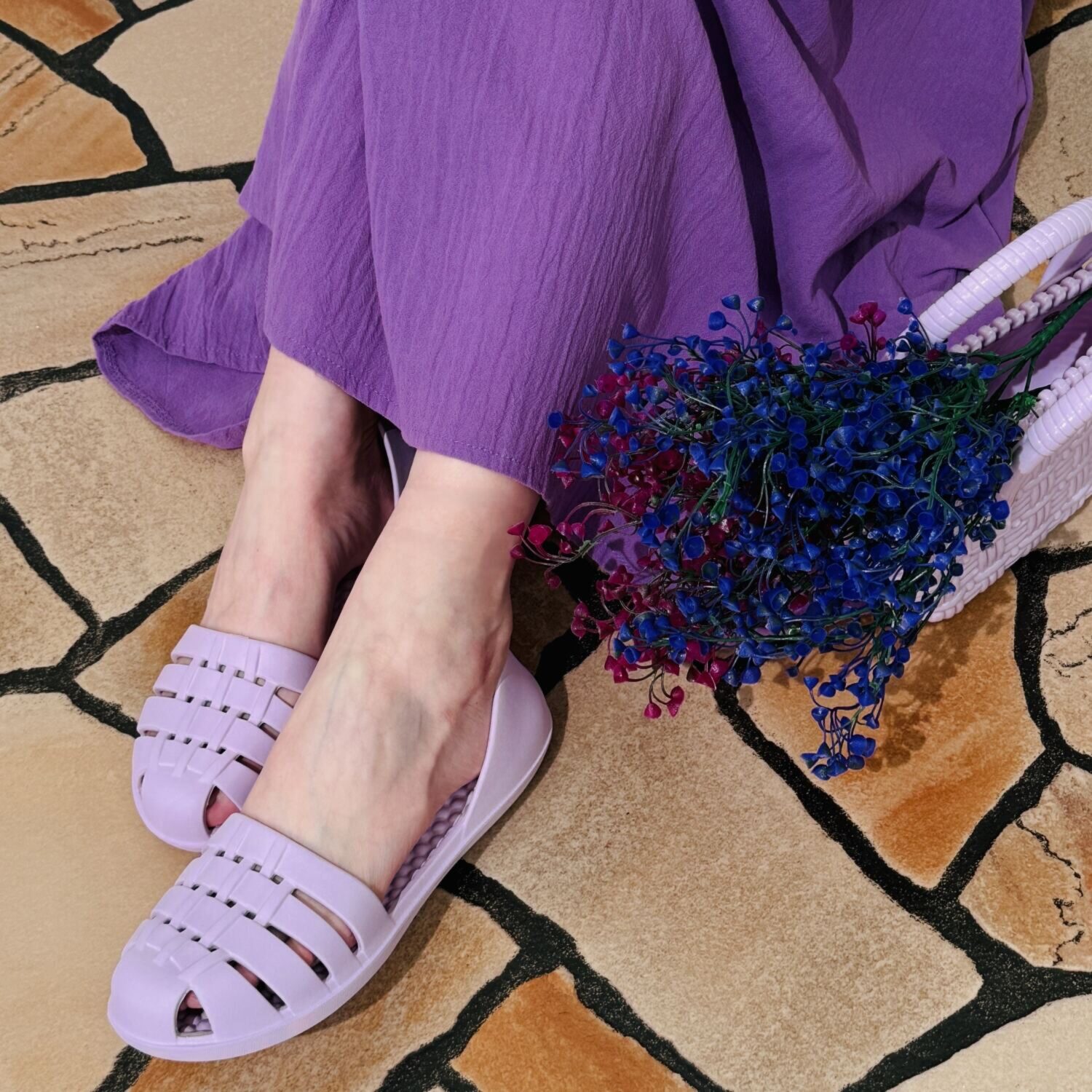 メイドバイスターズ 丸洗いできる すっきり見え ガーデンサンダル