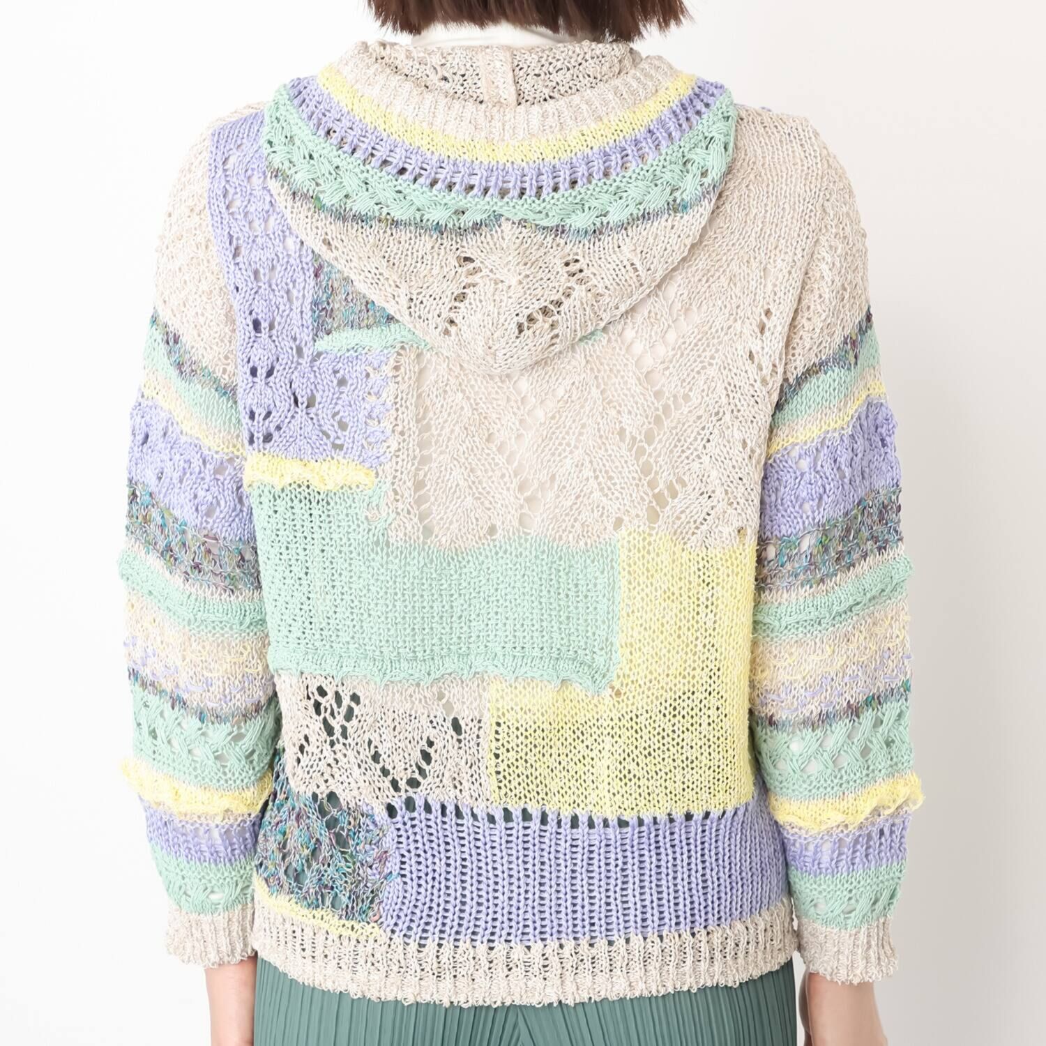 エム　アンド　キョウコ フード付カーディガン