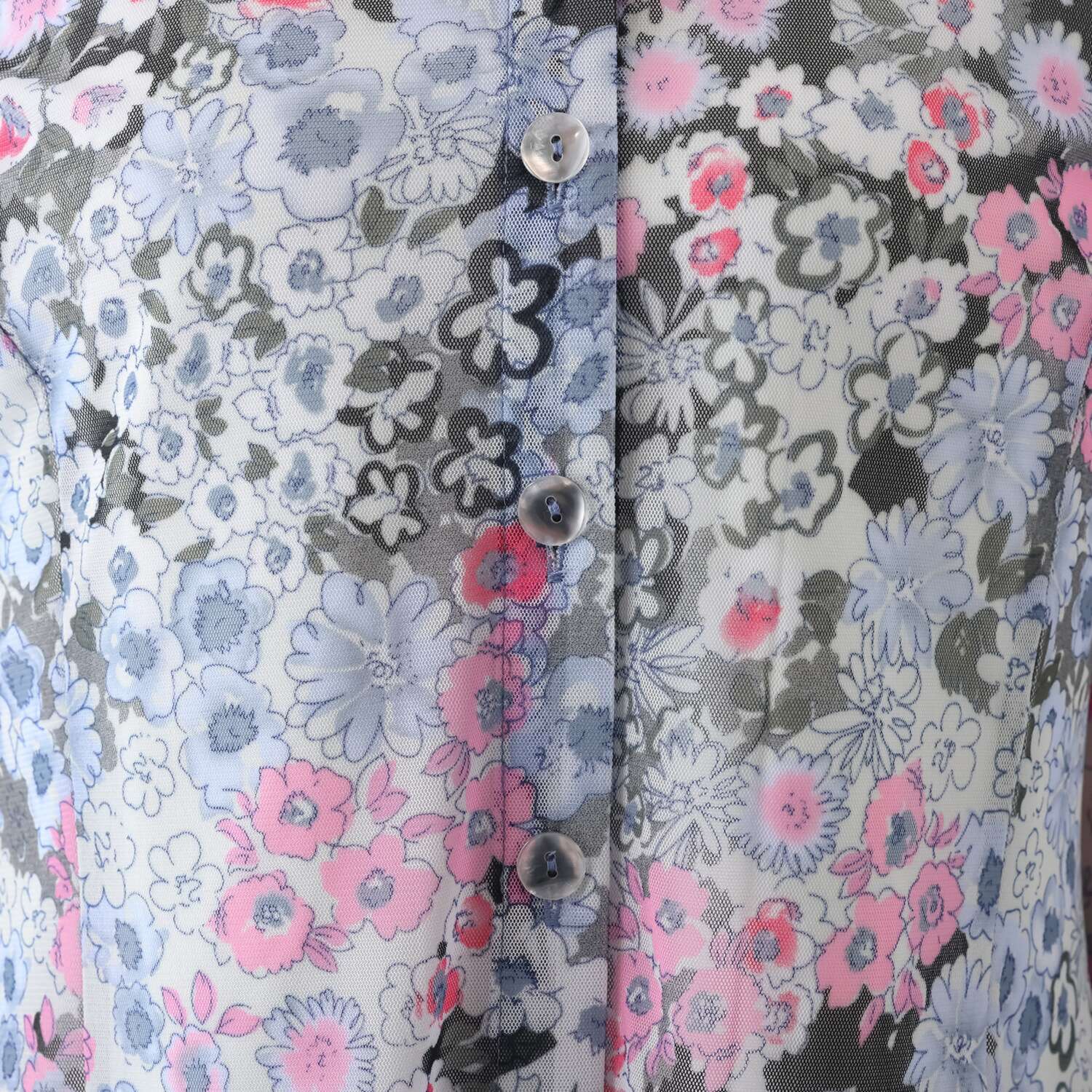 ダジュール パワーネット プリントブラウス