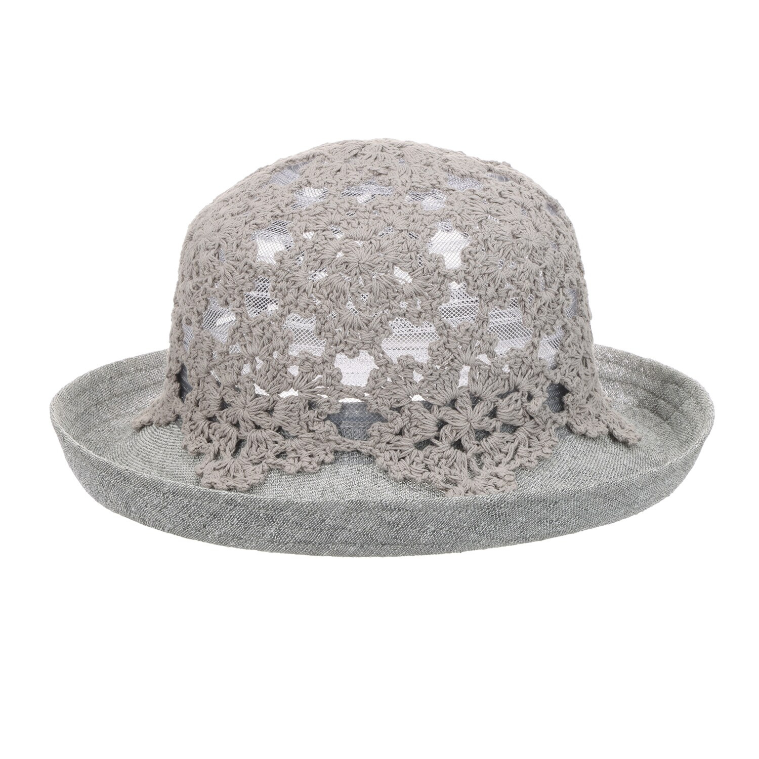 ユキコ　ハナイ クロシェ フラワーモティーフ ハット