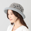 ユキコ　ハナイ クロシェ フラワーモティーフ ハット