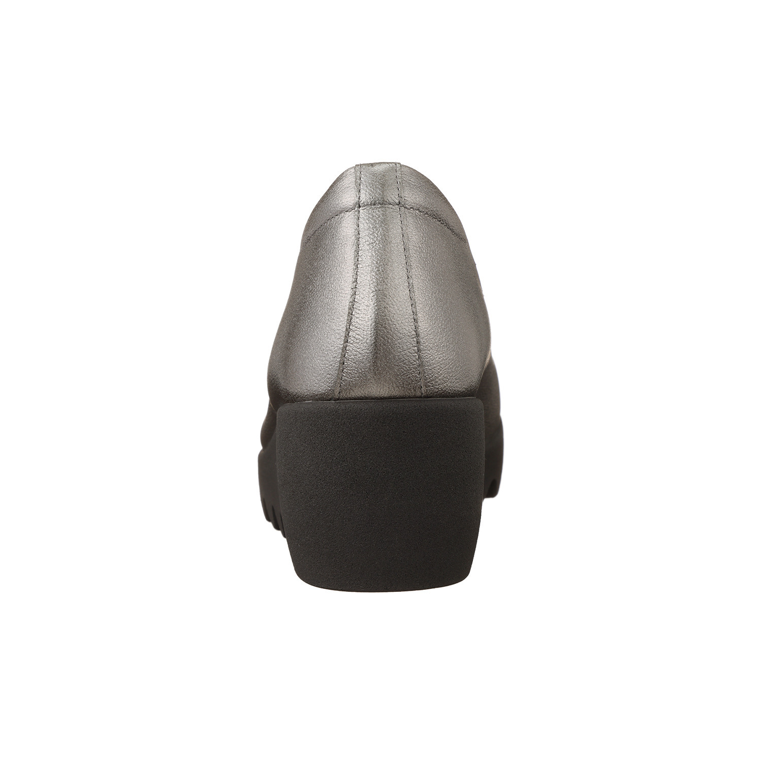 ヒルズアヴェニュー ＜日本製＞ レザー バックルデザイン ウェーブソールパンプス