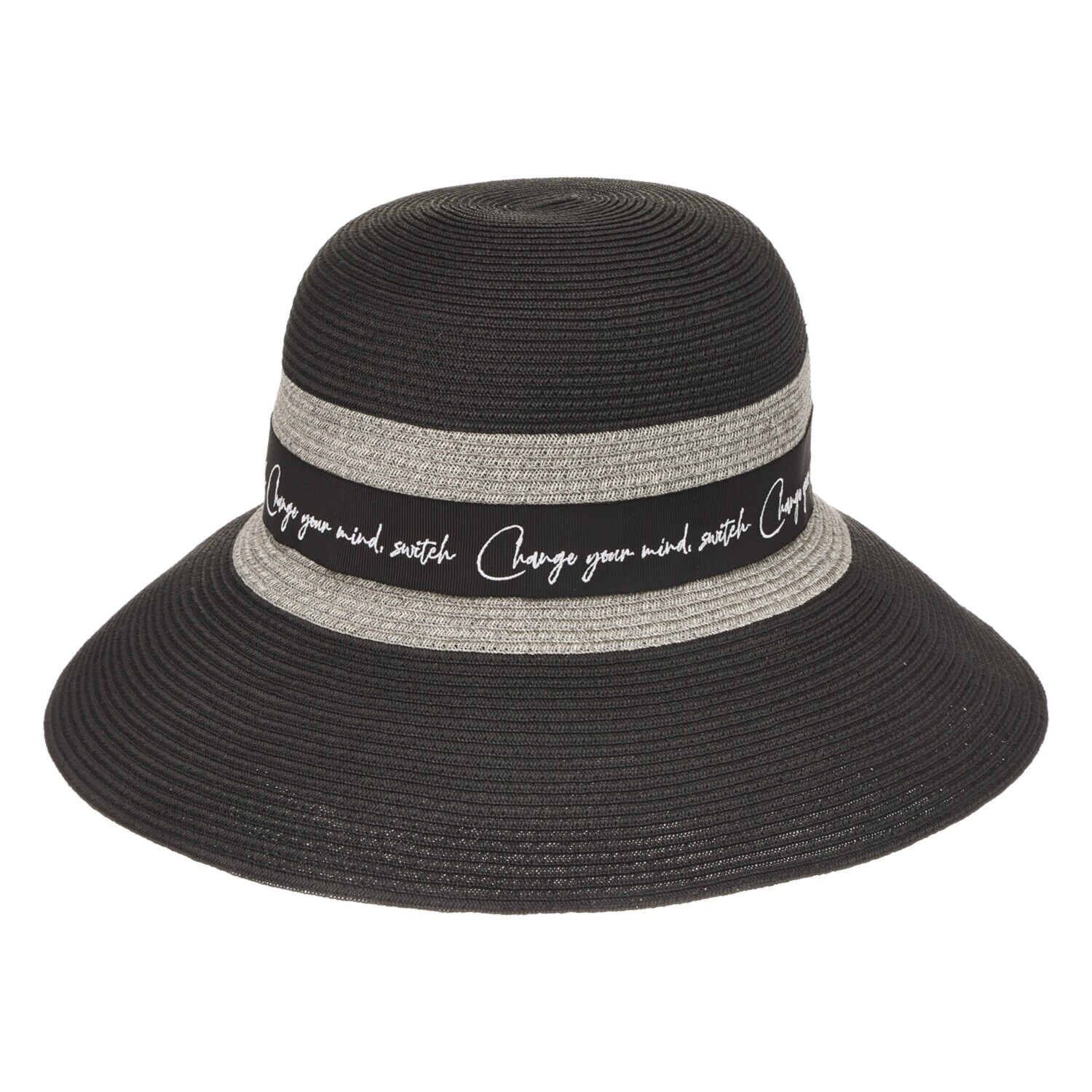 アウレリア 日本製 ＵＶカット ブレードメッセージ バイカラーキャペリン